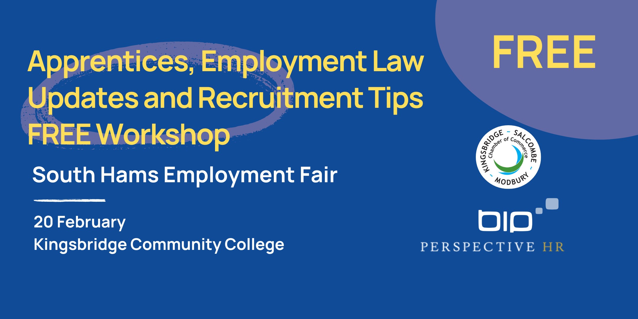 Employment workshop at South Hams Employment Fair