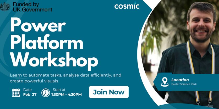 Power Platform Workshop at Exeter Science Park