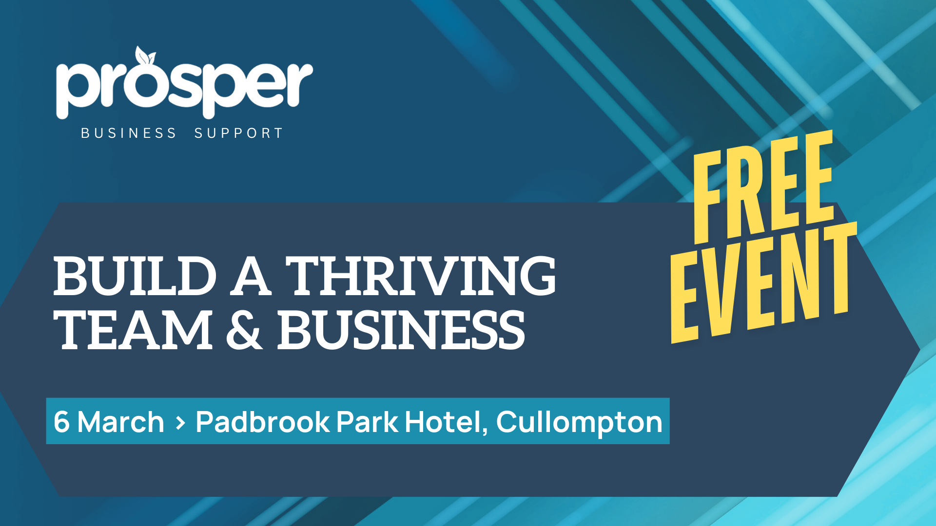 Build a Thriving Team & Business event on 6 March